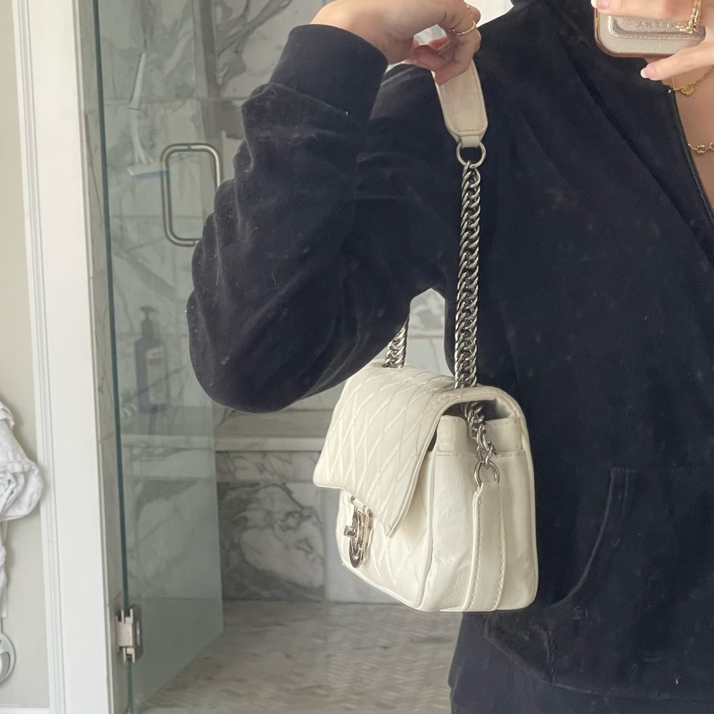 White Chanel Medium Flap Bag - Picture 16 of 16